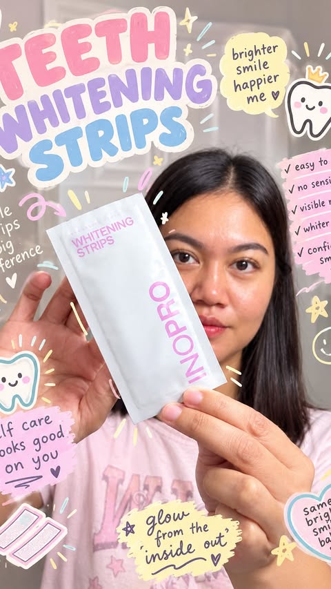 Instagram post by @cswlsn for Inopro. Caption reads: [...] find I’m excited to try 💚🦷✨ I spotted....