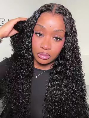 TikTok post by @jenifericn for Wavymy. Caption reads: Straight to curly combo with @Wavymyhair, what....