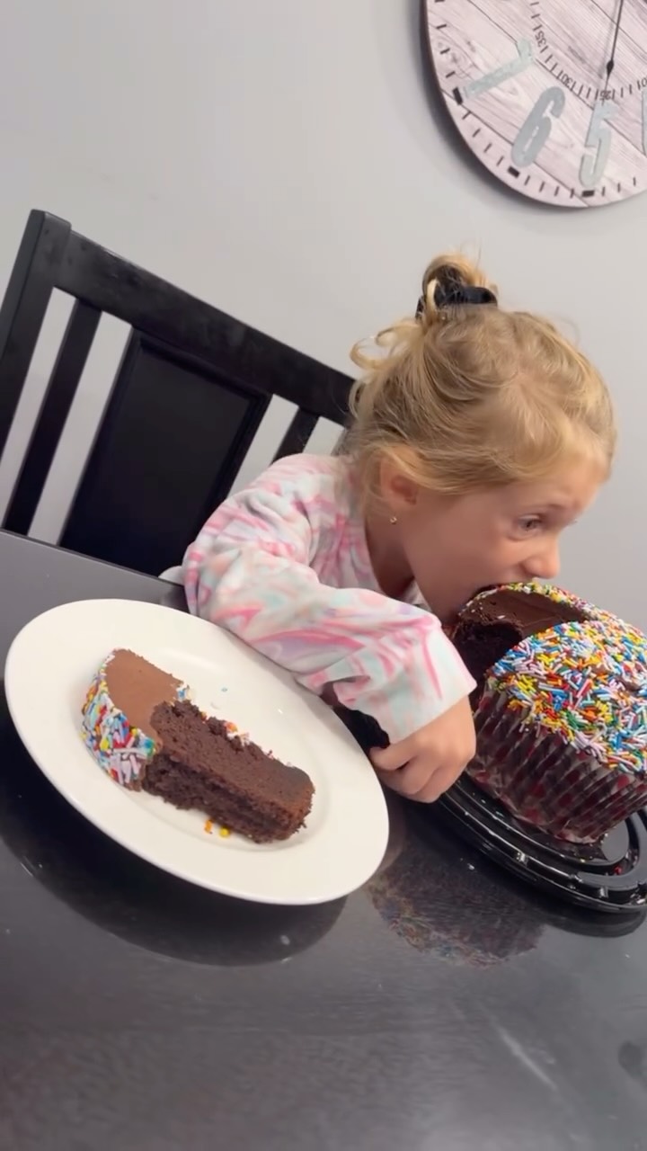 Instagram post by @peedi_c for Original Crumbs. Caption reads: Because life is too short for small cupcakes 🧁....