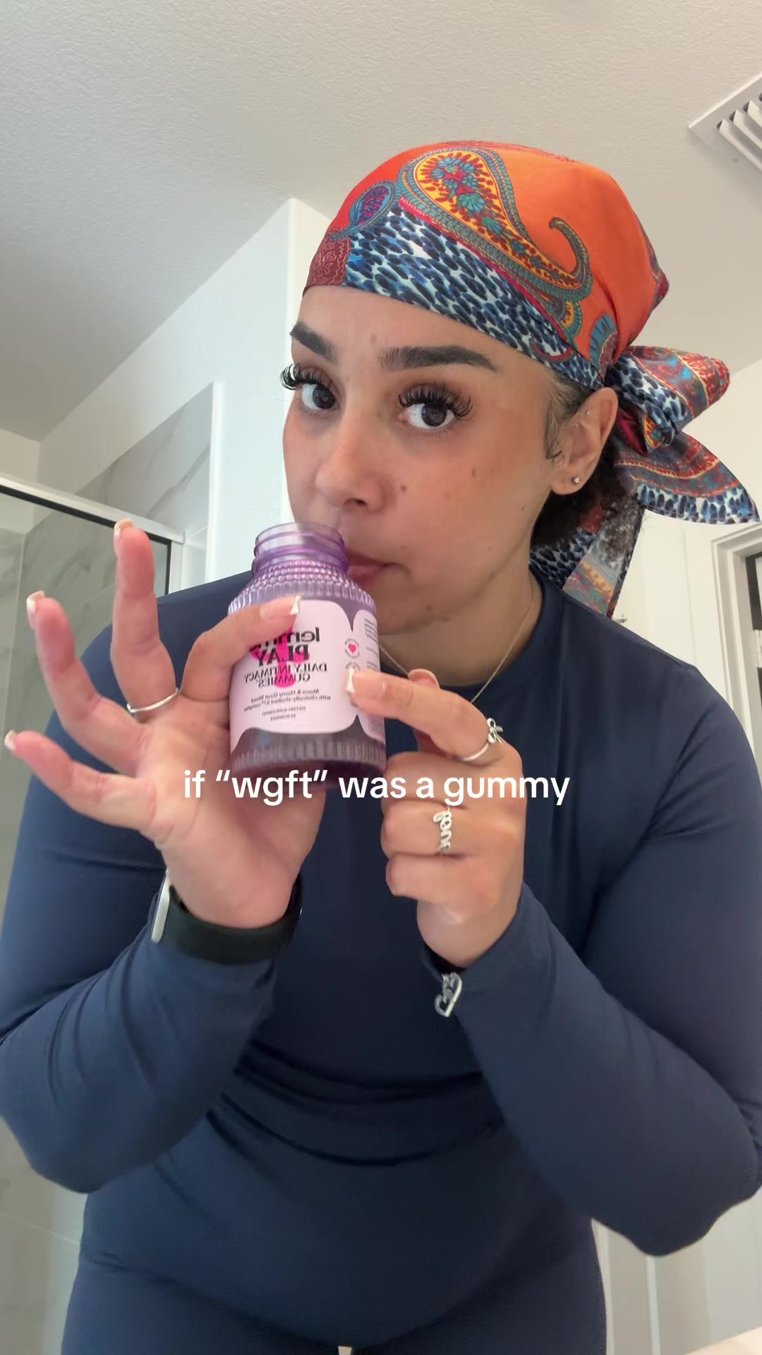 TikTok post by @court.thefitmama for Lemme. Caption reads: @lemme #lemme #lemmegummies #tiktokshopstockup....