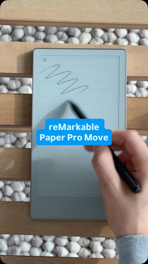 Instagram post by @nathanespinozayt for reMarkable. Caption reads: [...] to use paper again 🙏

#tech #gadgets....