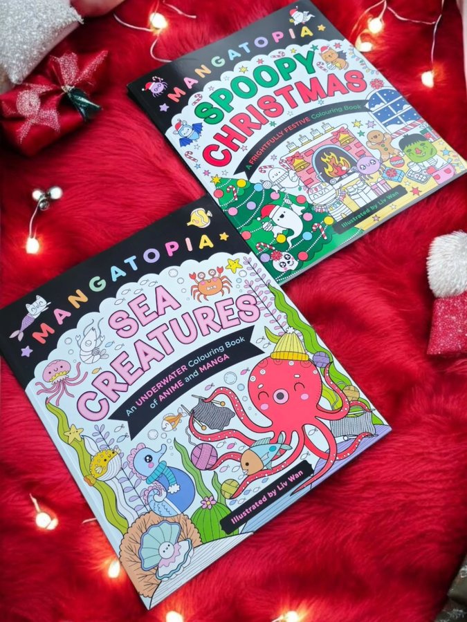 Instagram post by @familylifewiththesmiths for The Influence Room. Caption reads: AD || Gifted 🎄✨️ Mangatopia Spoopy Christmas and....