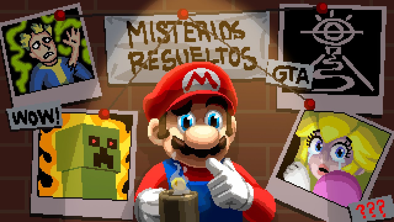 YouTube post by @ZicoTops for Wondershare. Caption reads: 7 Video Game Mysteries Solved Once and For All....