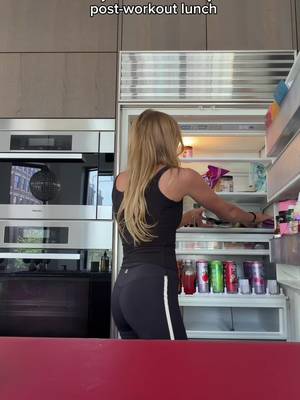 TikTok post by @halleykate for Arrae. Caption reads: The easiest post-workout lunch @Arrae....