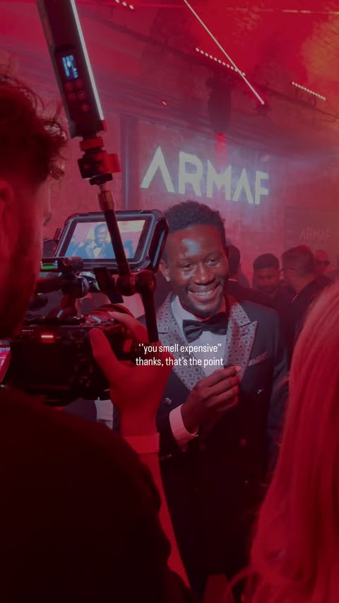 Instagram post by @ayomi.oe for Armaf. Caption reads: [...] addition to the Club de Nuit legacy with....