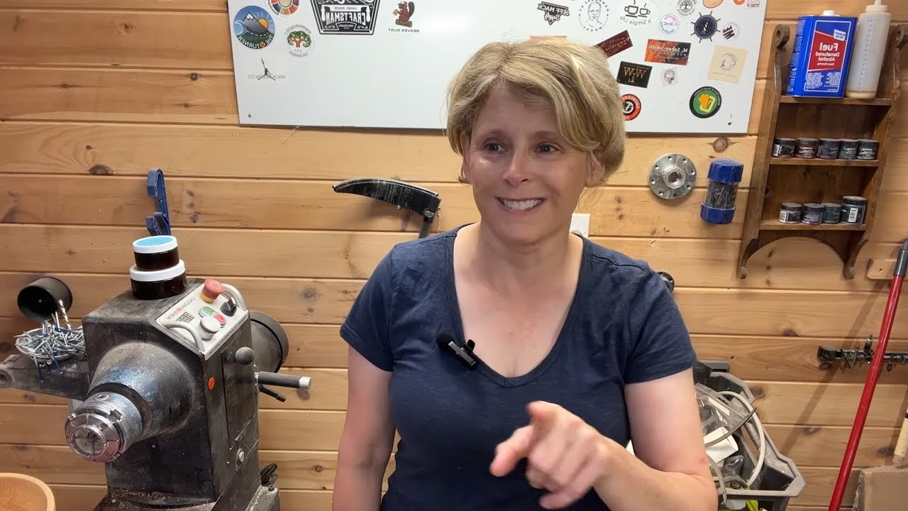 YouTube post by @PFWoodturning for Eye Candy Pigments. Caption reads: Woodturning A Maple Bowl With Epoxy: The Perfect....