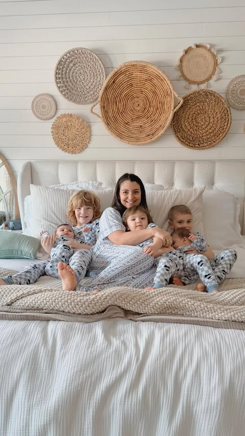 Instagram post by @karlene_malcolm for Caden Lane. Caption reads: I never dreamed I would have five boys under seven....