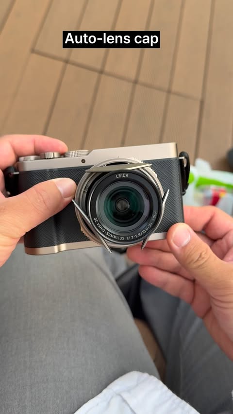 Instagram post by @mate_postit for LUMIX. Caption reads: [...] Camera L10📸🩷 Camera : Panasonic Lumix L10....