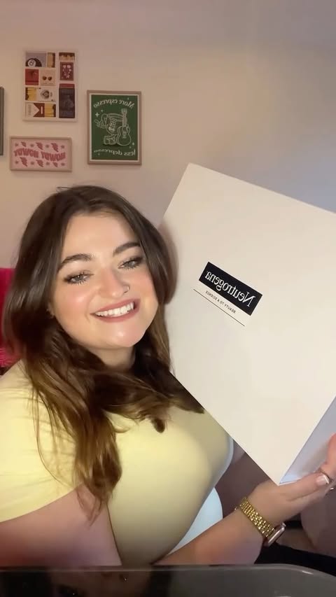 Instagram post by @dani_b_unfiltered for Neutrogena UK & Ireland. Caption reads: The @neutrogenaukire team know how to treat me 🤭....