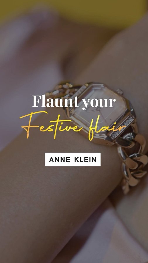 Instagram post by @ayeeshasaiman for Anne Klein. Caption reads: For @annekleinofficial....
