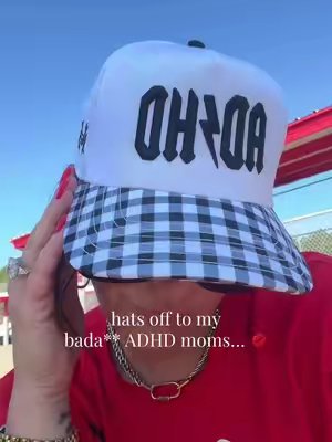 TikTok post by @cleanbritchesllc for The Mad Hatter Company. Caption reads: LFG! 💋@The Mad Hatter Company #adhdtok #hattok....