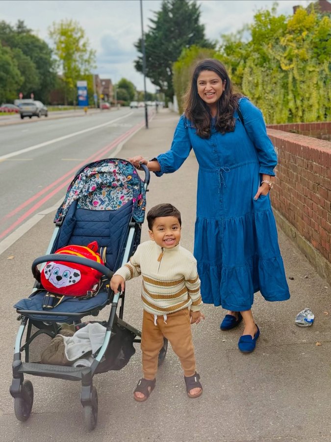 Instagram post by @levifoodntravel for Monsoon. Caption reads: Smile please 😁👨‍👦 … posing with Levi and his....