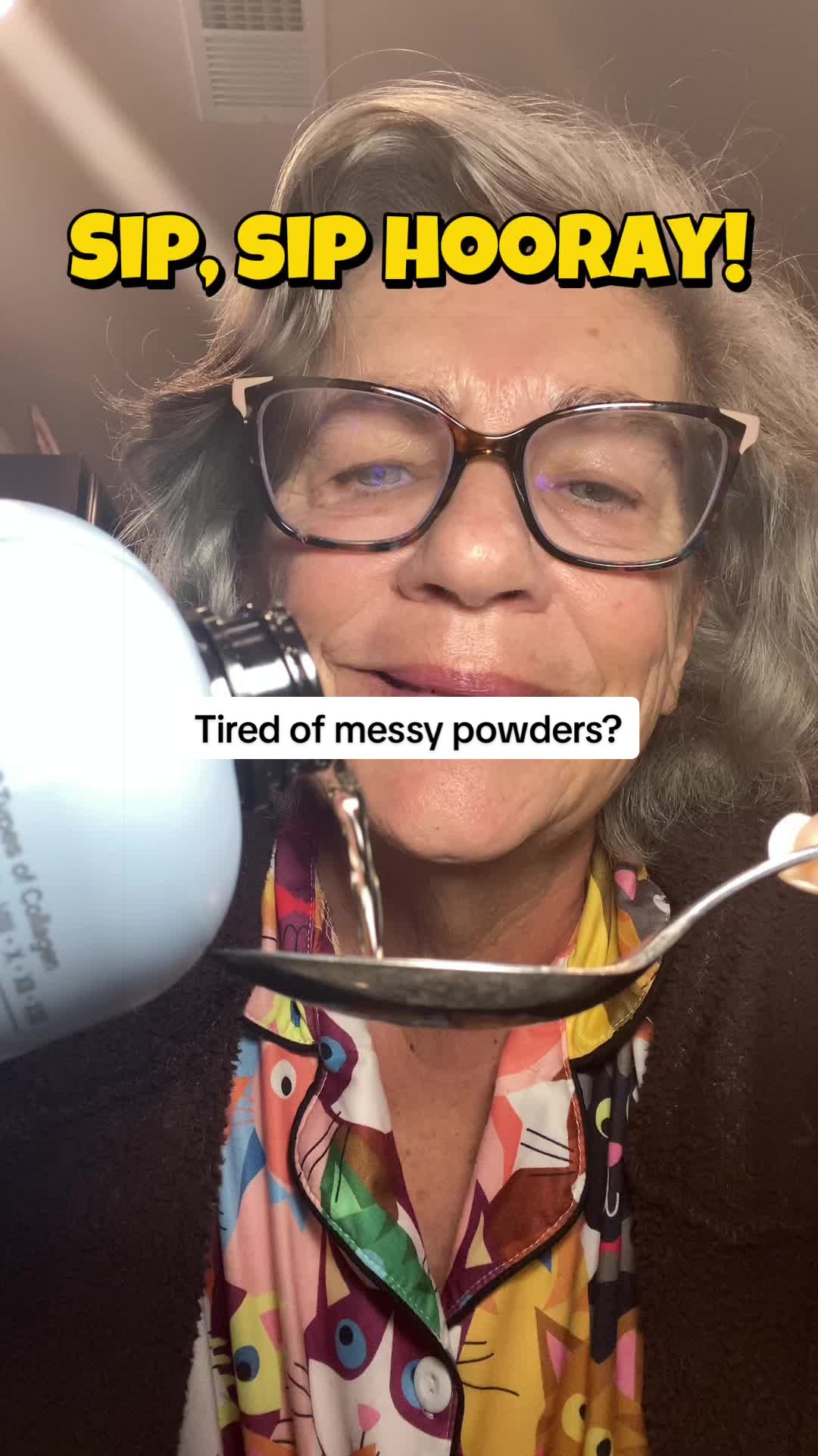TikTok post by @miskim248 for NeoCell. Caption reads: Nourish your glow! @NeoCell Collagen liquid for....