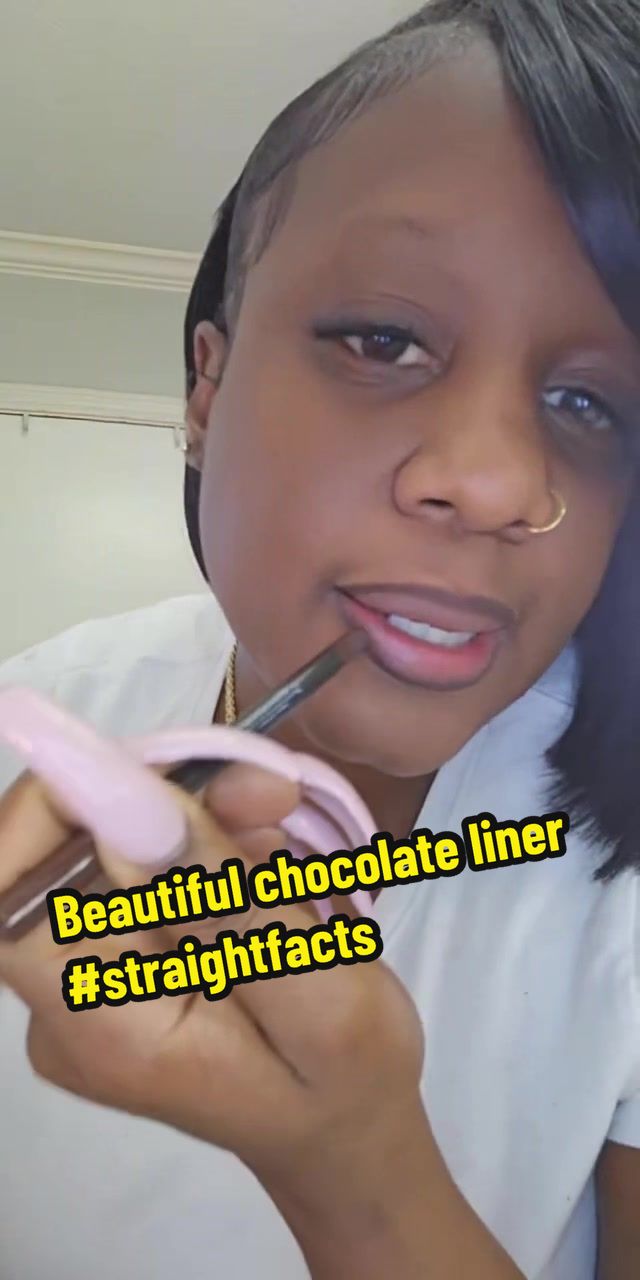 TikTok post by @ebbsworld for The Lip Bar. Caption reads: Smudge proof lip liner @thelipbar glides on so....