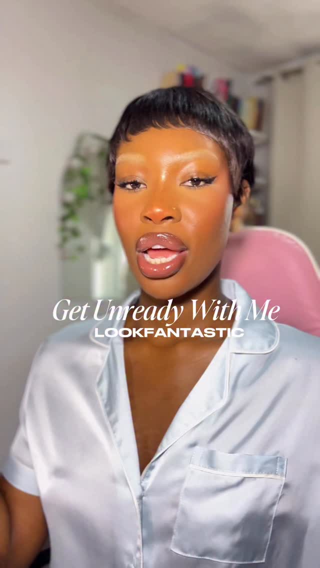 Instagram post by @miel.etlait for Lookfantastic. Caption reads: Caring for my blemish-prone skin with....