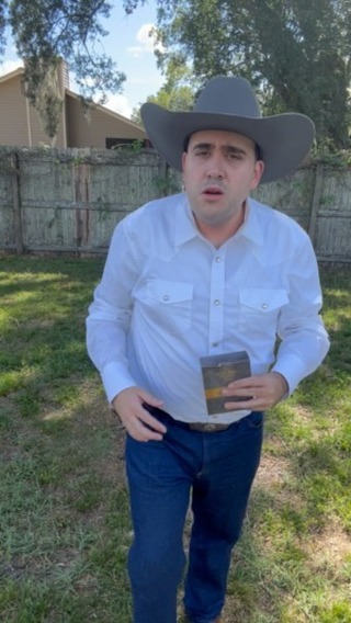 Instagram post by @tumbleweedtommy for Tru Western. Caption reads: [...] looking for a great western cologne,....