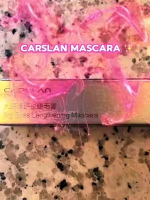 TikTok post by @arleneee._09 for Carslan. Caption reads: @carslan_us @Carslanvn #mascara#TikTokShop [...].