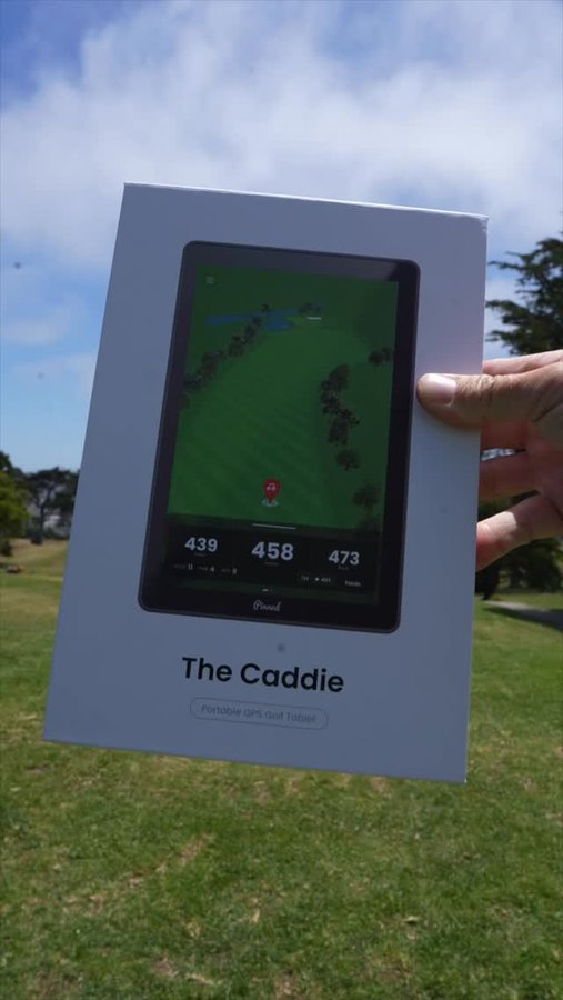 Instagram post by @jakehuttgolf for Pinned Golf. Caption reads: [...] wherever you went you’d have the new....