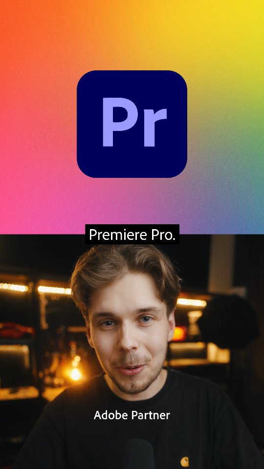 Instagram post by an influencer for Adobe. Caption reads: [...] much more. I’ve partnered with @adobevideo....
