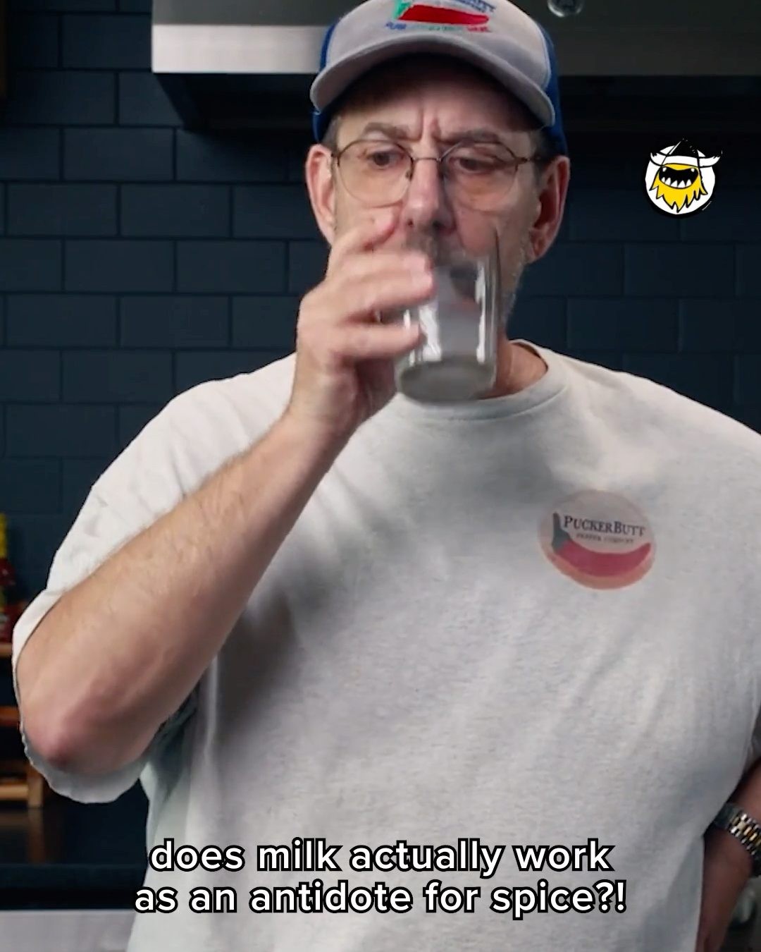 Instagram post by @smokined for First We Feast. Caption reads: POV you've been drinking milk as a spice....