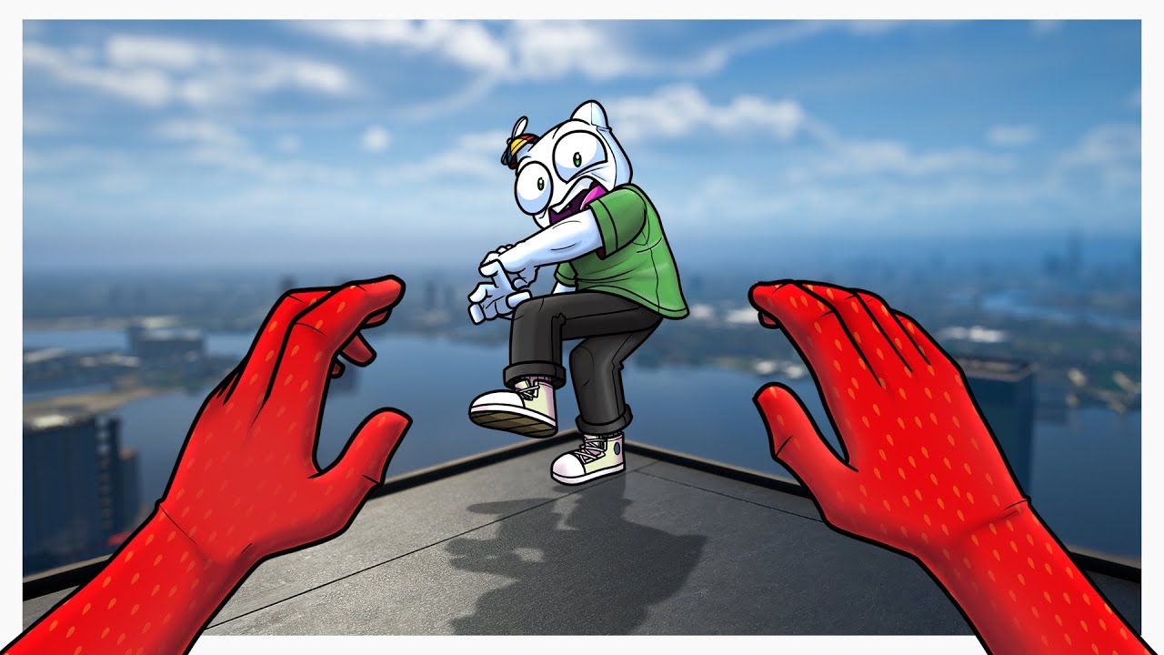 YouTube post by @SMii7Y for Shutterstock. Caption reads: We Played The Most Extreme Game of Tag.