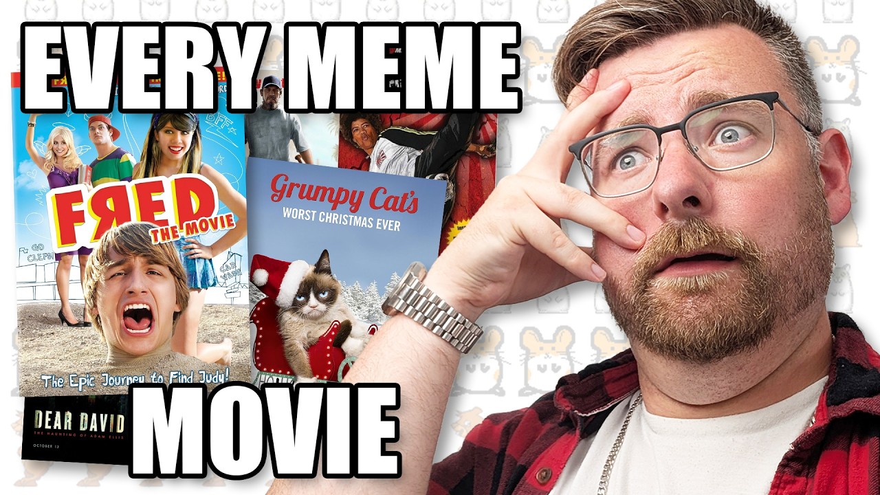 YouTube post by @TomSkaAndFriends for Surfshark. Caption reads: I watched EVERY meme movie to see if ANY of them....