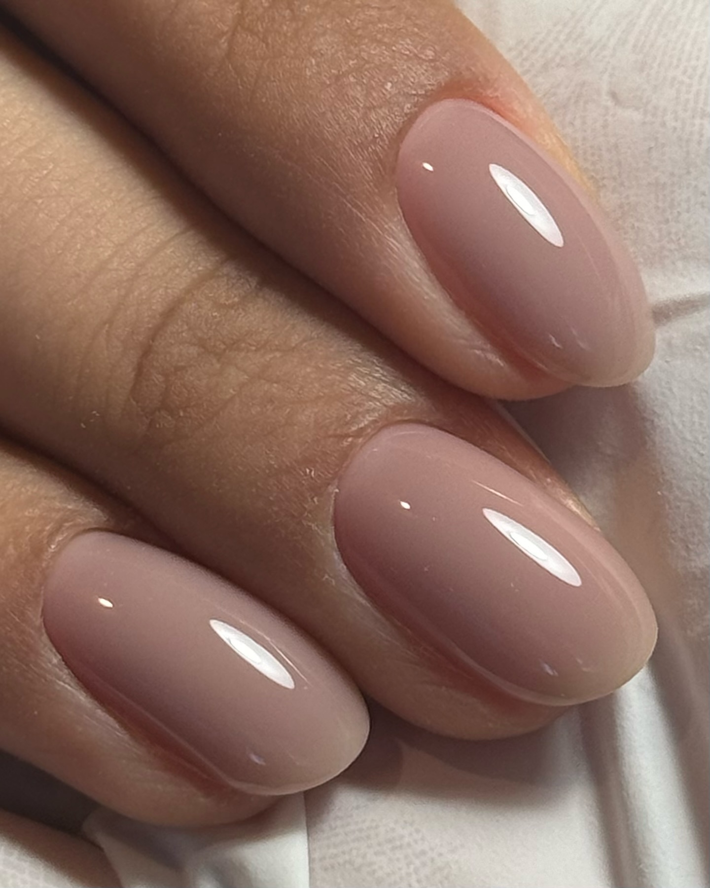 Instagram post by @kkdnails for the_gelbottle_inc. Caption reads: Creamy nude 🍦 

Shade - @the_gelbottle_inc Charm....