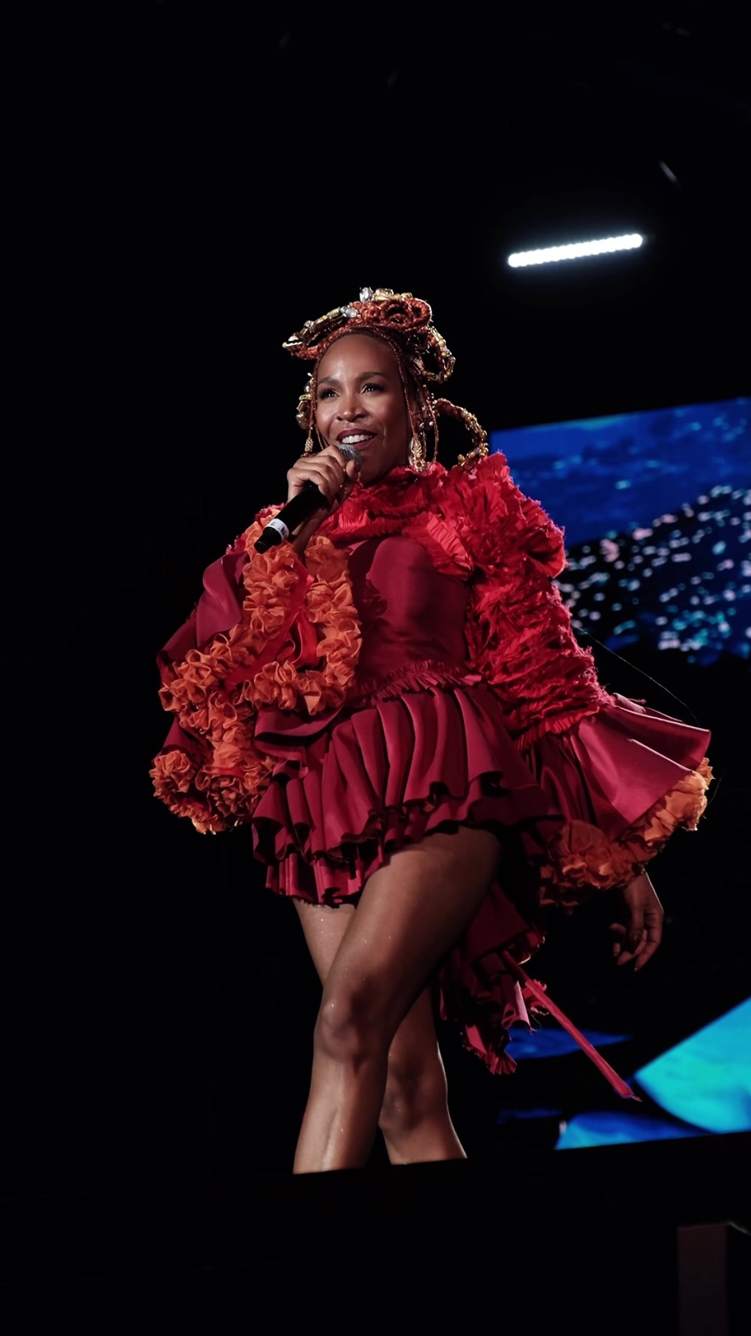 TikTok post by @karolconka for Rock in Rio. Caption reads: Foi lindo @Rock in Rio .