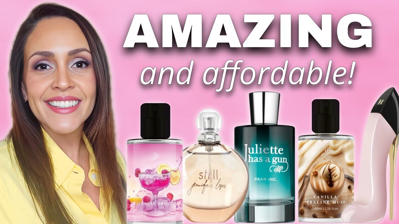 YouTube post by @VeronicaSays for Mercari. Caption reads: AFFORDABLE PERFUME GEMS: Julianna's Perfume and....