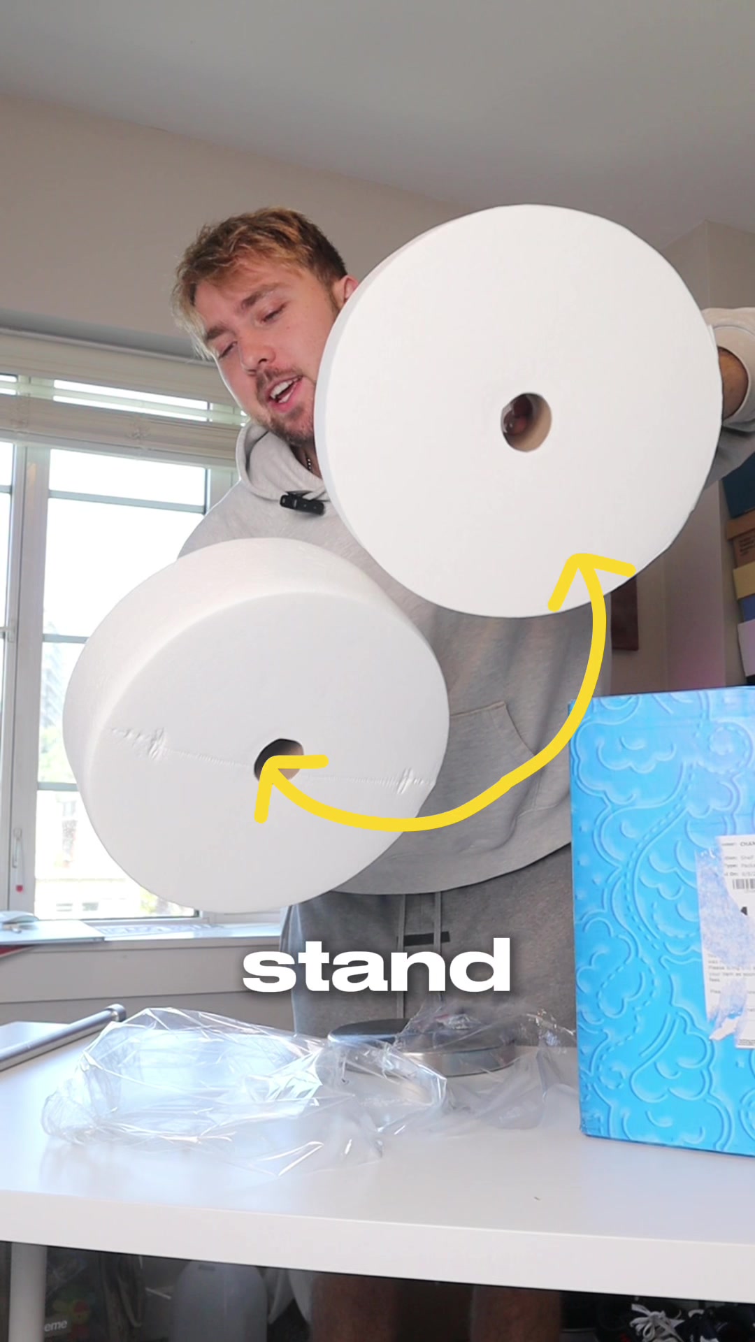 TikTok post by @chanced426 for Charmin. Caption reads: #ad #charminpartner has to be the craziest product....