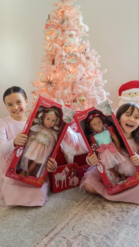 Instagram post by @darinaegstad for Our Generation Dolls. Caption reads: The cutest gifts of the season!  #TargetPartner....