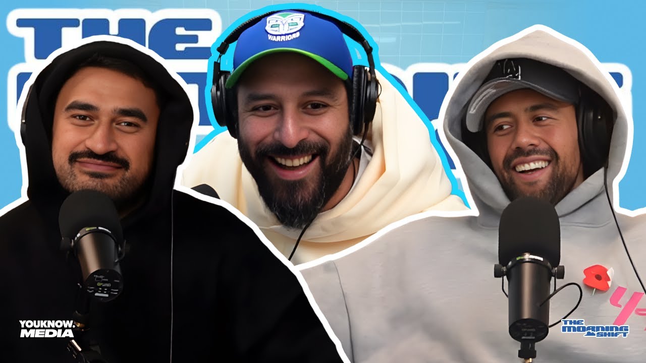 YouTube post by @themorningshiftshow for – Youknow Clothing. Caption reads: [...] Here is the....