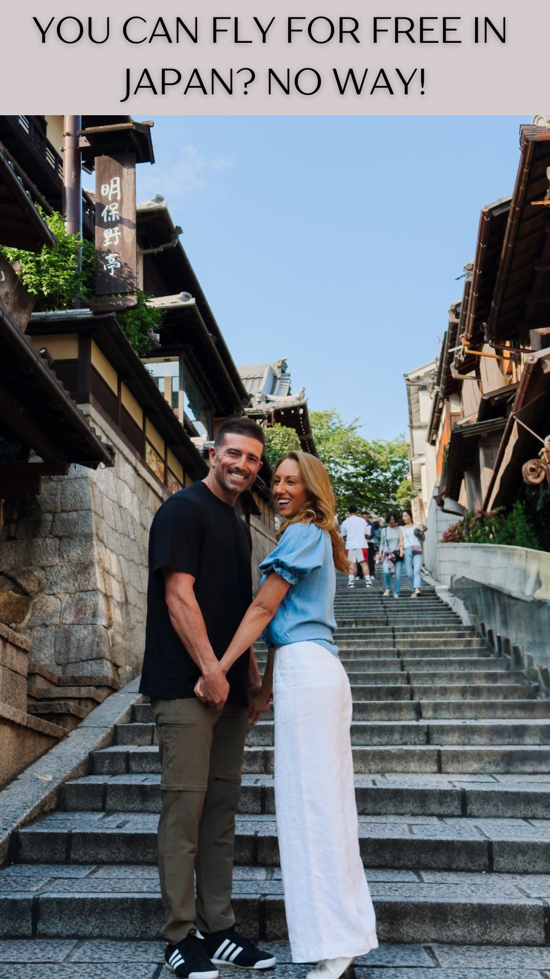 Instagram post by @global.and.beyond.travel for Jetstar NZ. Caption reads: What do you MEAN you can fly for FREE in Japan?....