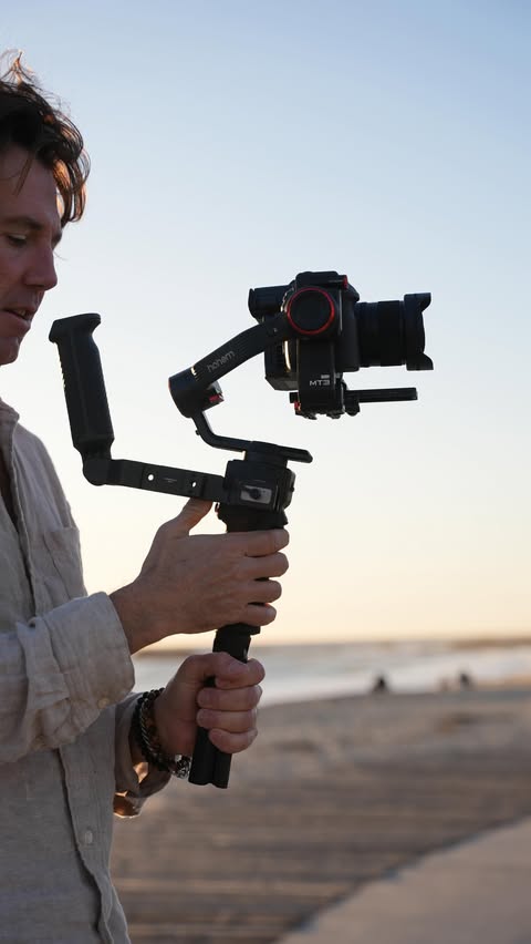 Instagram post by @sparkle_films for Hohem. Caption reads: introducing the @hohem_global Isteady MT3 Pro. The....