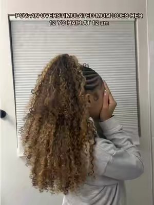 TikTok post by @toutsurcindy for Tahikie Hair Shop. Caption reads: This hair is sooo pretty on her 🎀🎀 the color,....