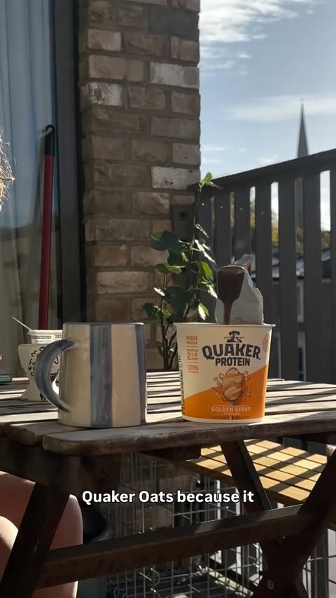 Instagram post by @miriam_pritchard for Quaker Oats. Caption reads: [...] the life fuelled by the one and only....