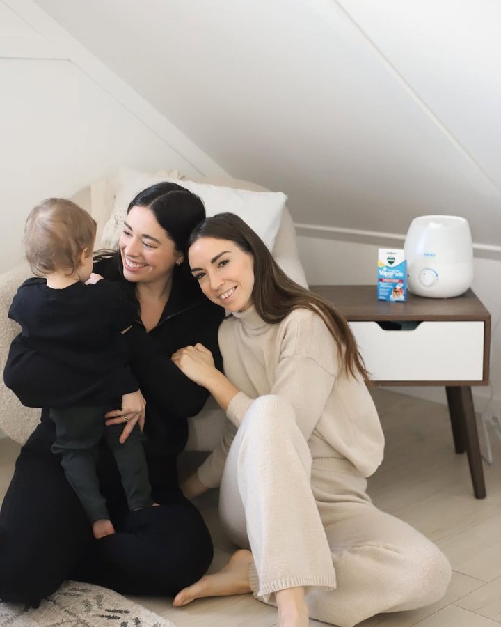 Instagram post by @allieandsam for Jean Coutu. Caption reads: It’s our first real cold + flu season with 2....