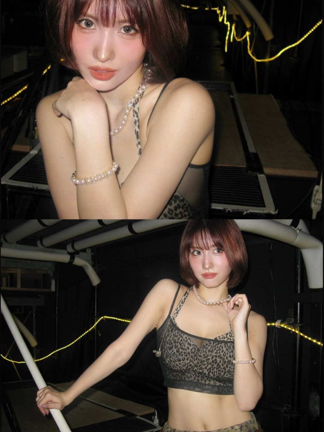 Instagram post by @momo for TASAKI. Caption reads: TASAKIの新作ネックレスとブレスレット🤍🪽

#TASAKI....