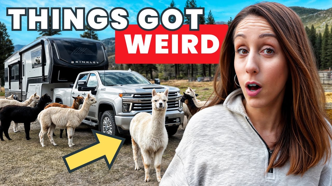 YouTube post by @OpenRoading for Battle Born Batteries. Caption reads: This Might Be the Strangest Place We’ve Ever....