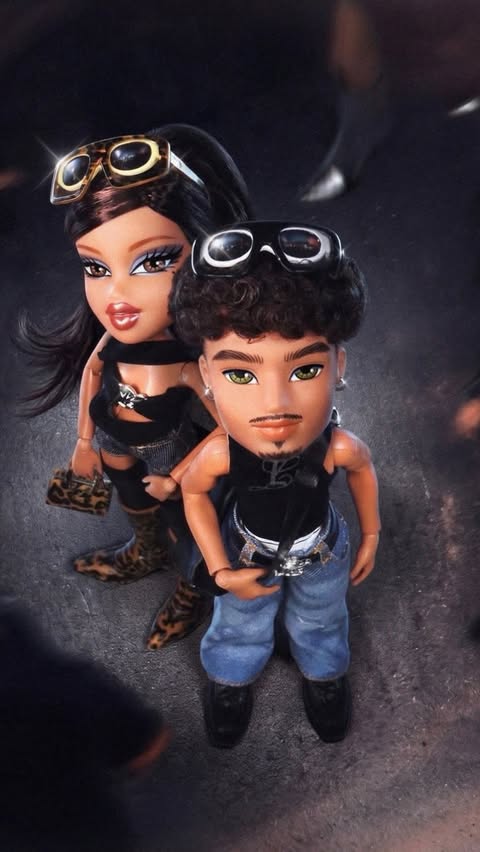 Instagram post by @kendoesdolls for Bratz. Caption reads: [...] yall are feelin about this duo @bratz @luar....
