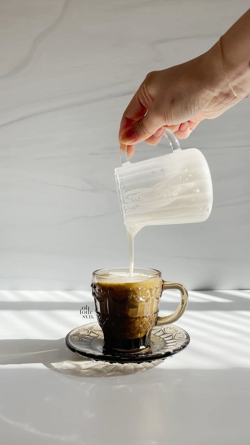 Instagram post by @ohfoursvn for Terra Kaffe. Caption reads: morning cup of joy with @terrakaffe. “OHFOURSVN”....