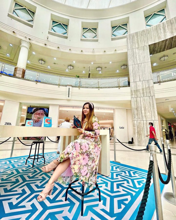 Instagram post by @byfaith for Majid Al Futtaim. Caption reads: What does the future of City Centre shopping malls....