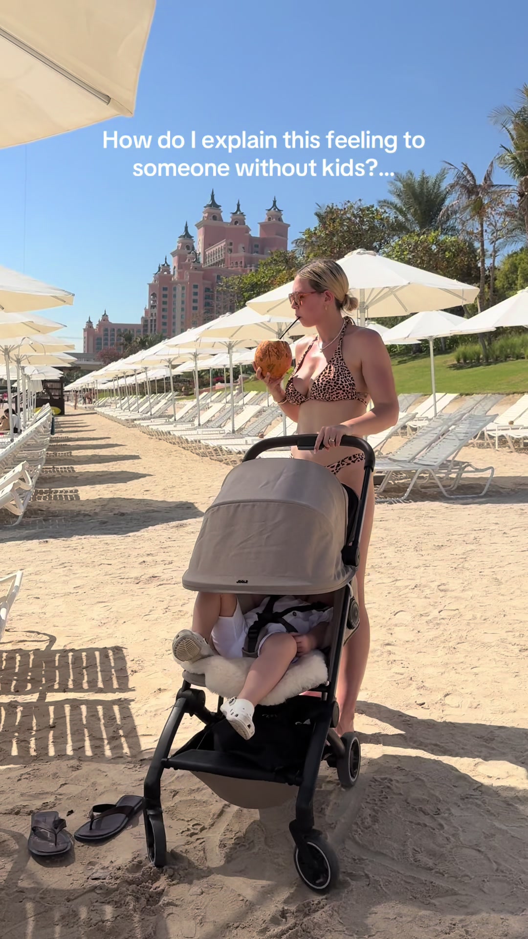 TikTok post by @islarosepotkins for Joolz. Caption reads: The holiday nap hits different… and this is why im....