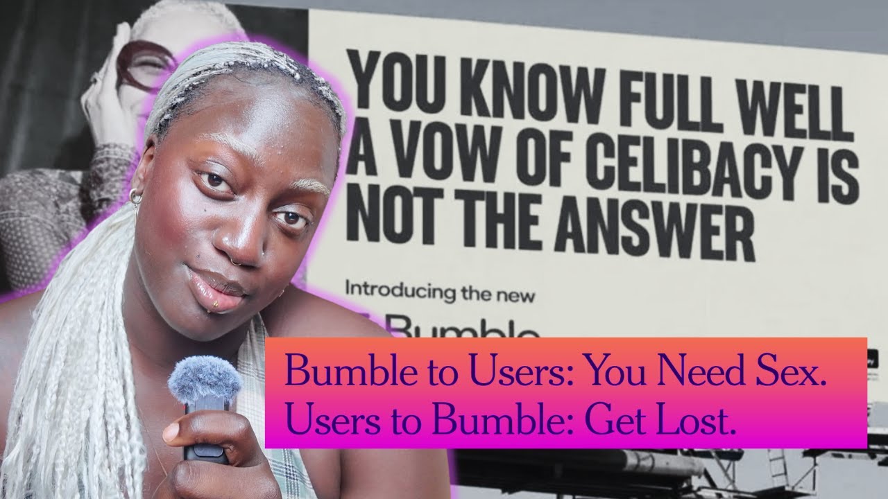 YouTube post by @KhadijaMbowe for Bellesa Boutique. Caption reads: The heaux phase is out, & Celibacy is in? The....