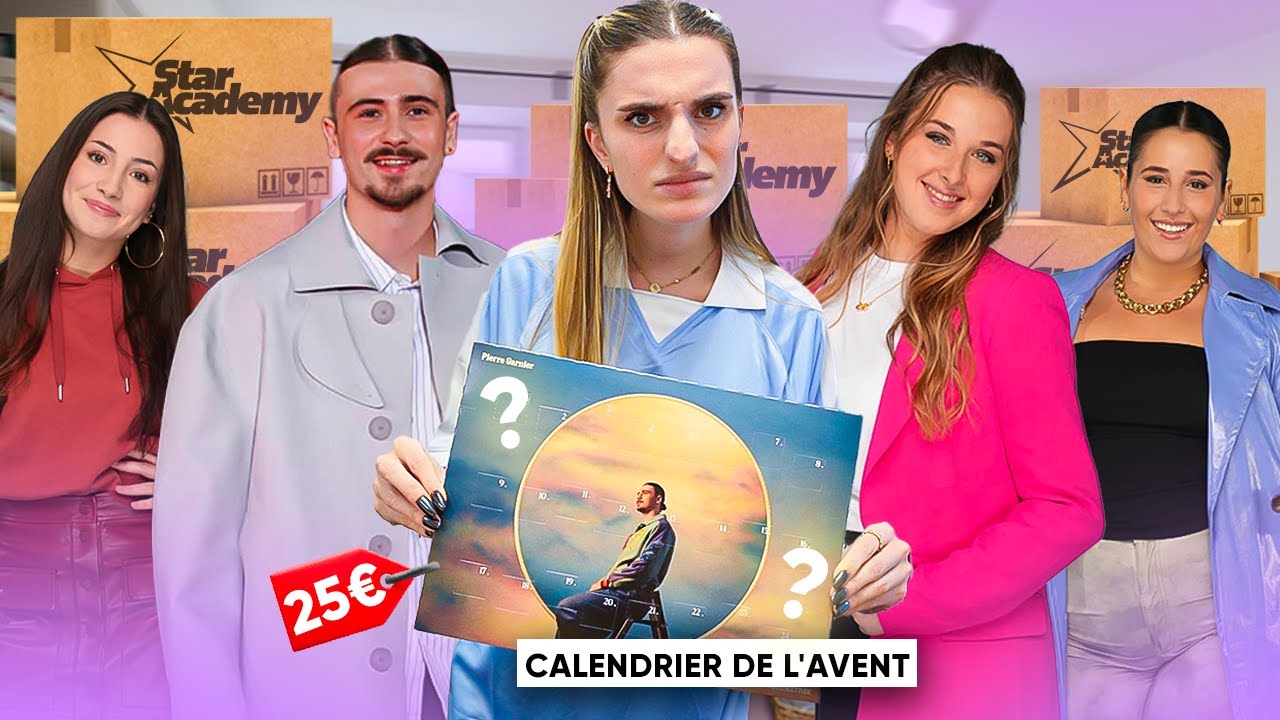 YouTube post by @thea_gs for mymuesli. Caption reads: JE TESTE les MARQUES de la STAR ACADEMY (Pierre....