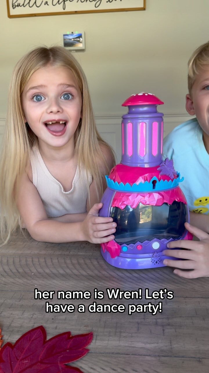 Instagram post by @haleigh.boothh for Just Play. Caption reads: #ad | Giving HOLOBRITE Pixie Lantern a 10/10! This....