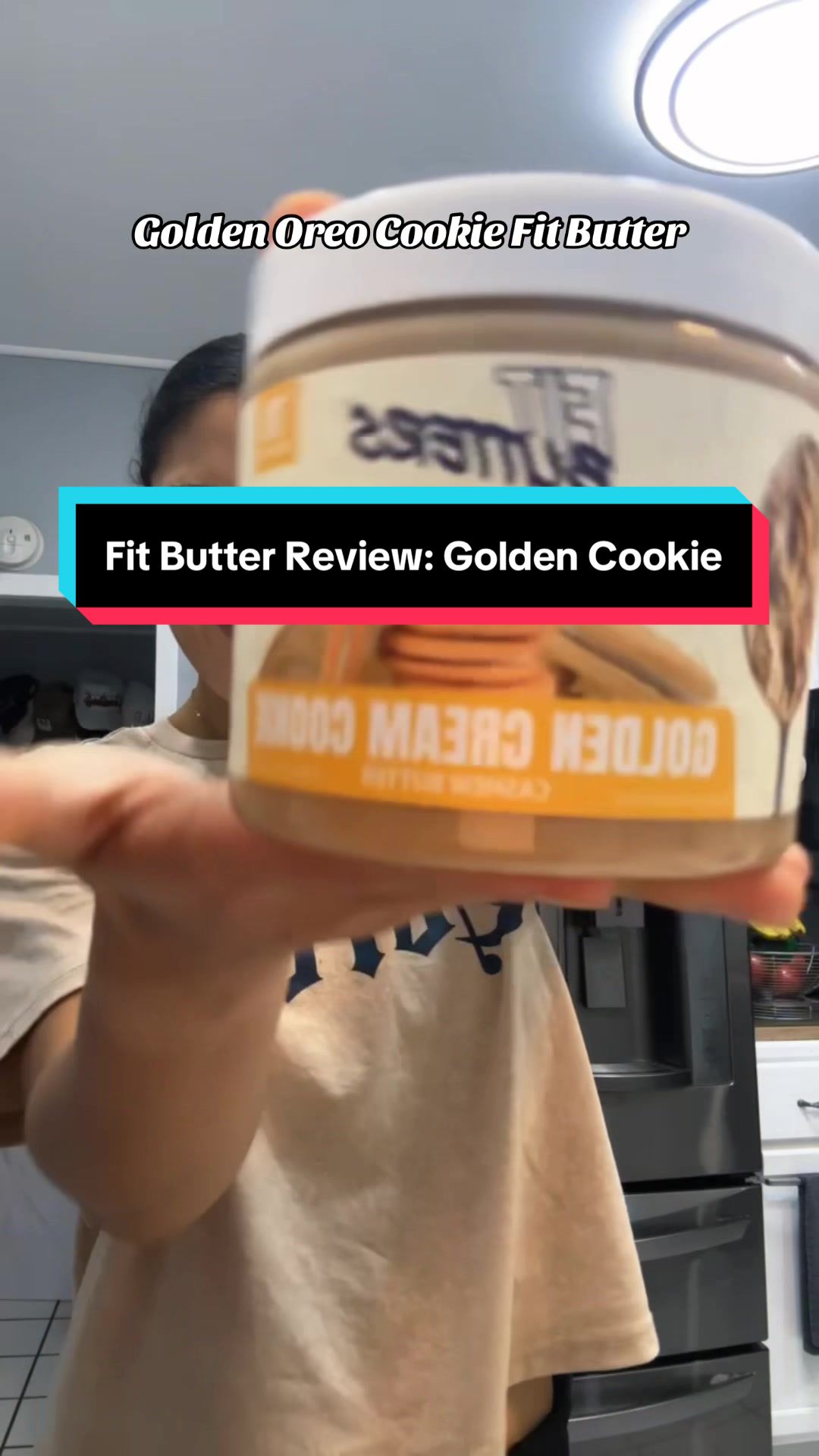 TikTok post by @ashantistrangeee for FIt Butters. Caption reads: @fitbutters I would love to try more flavors!!....