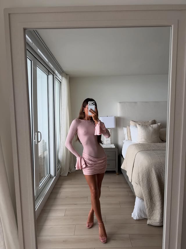 Instagram post by @yasmindevonport_ for OH POLLY. Caption reads: @ohpolly spring looks for the win ✨ 💕ad.