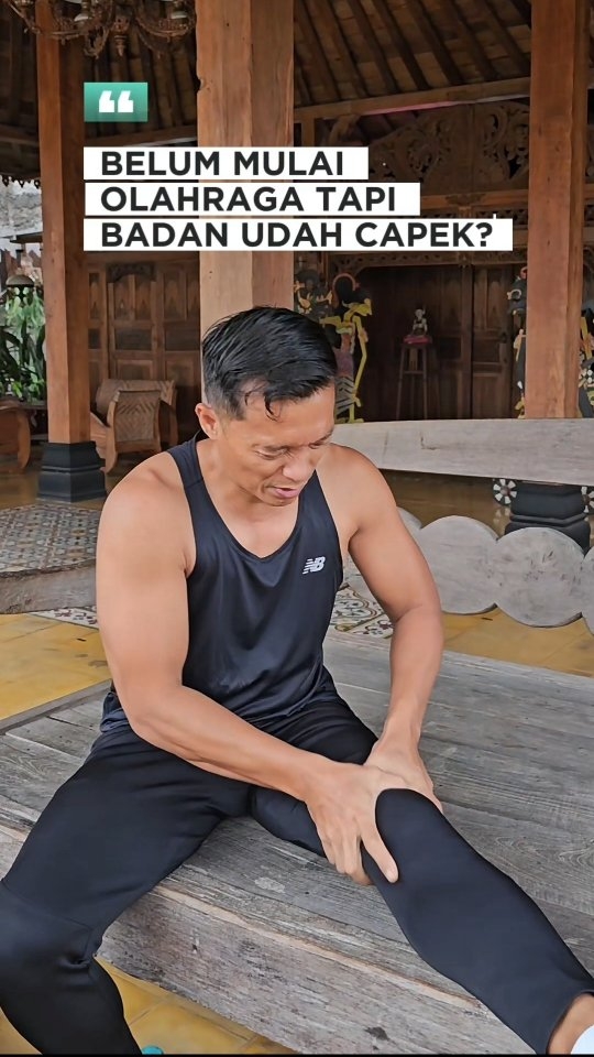 Instagram post by @bodyfitbybagus for Newlab. Caption reads: Dulu saya sering ngerasa lelah duluan sebelum....