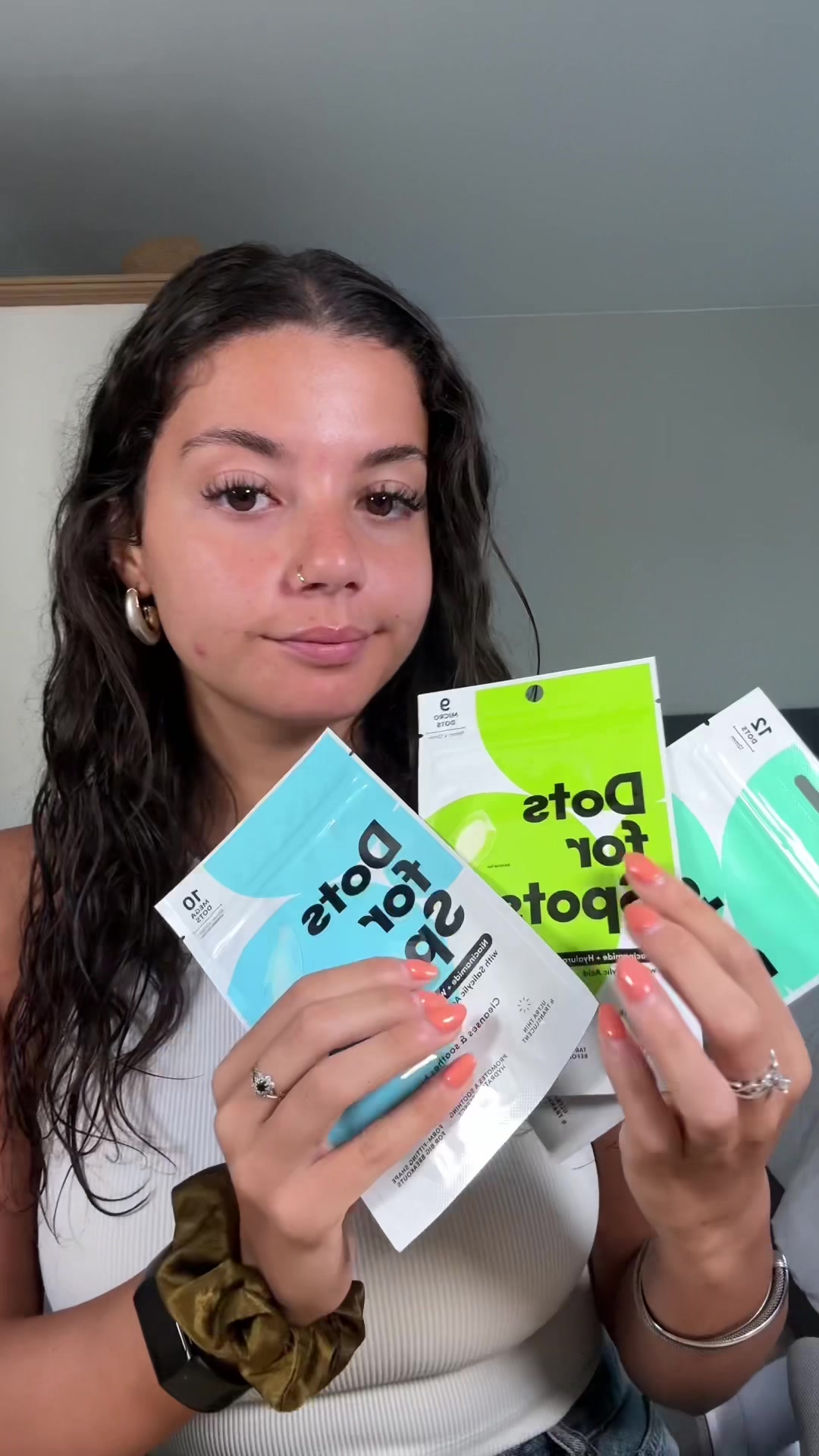 TikTok post by @hannahsamiii for Dots for Spots. Caption reads: [...] (honestly it is a holy grail!) @Dots for....